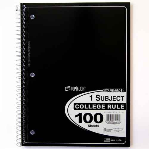 Top Flight Notebook 100 Pack Perspective: bottom