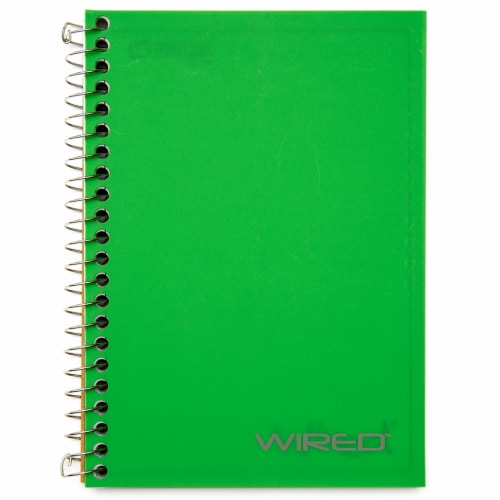 Top Flight Wired College Ruled Personal Notebook - 100 Sheets - Assorted Perspective: bottom