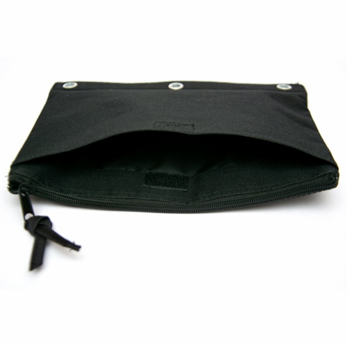 Top Flight Titanium Pencil Pouch - Assorted Perspective: bottom