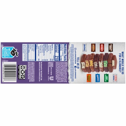 Klondike Triple Chocolate Donut Ice Cream Bar Perspective: bottom