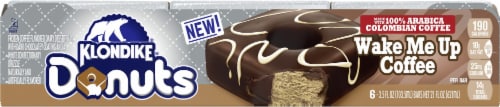 Klondike Donuts Wake Me Up Coffee Frozen Dairy Dessert Bars Perspective: bottom