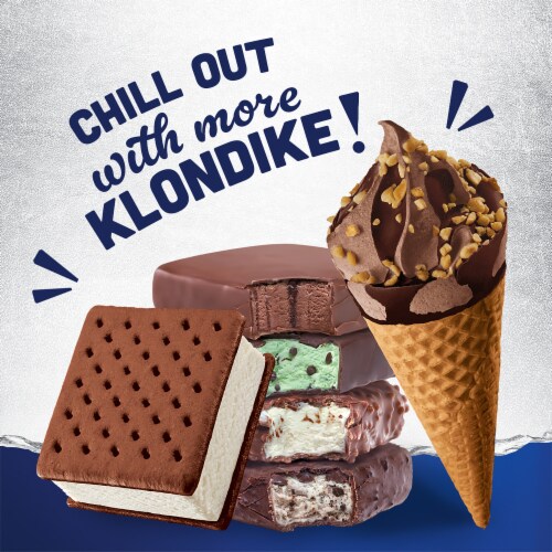 Klondike Unicorn Dreamin' & Vanilla Chillin' Frozen Dairy Dessert Cone Perspective: bottom