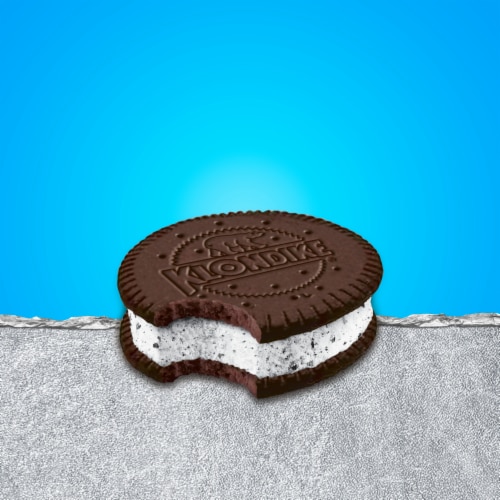 Klondike Cookies & Cream Frozen Dairy Dessert Sandwich Perspective: bottom