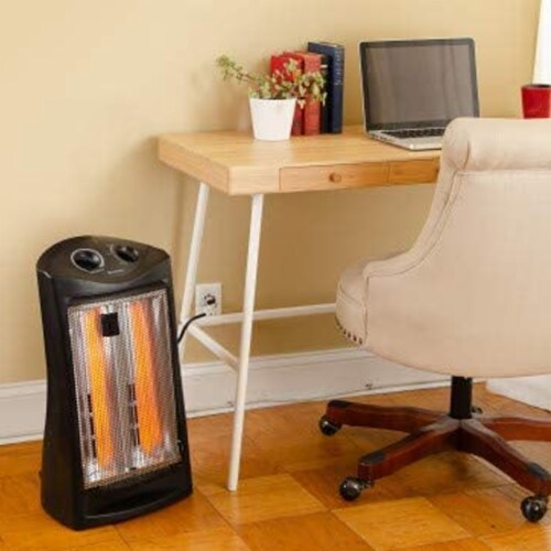 Comfort Zone CZQTV007 1500W Electric Quartz Infrared Radiant Tower