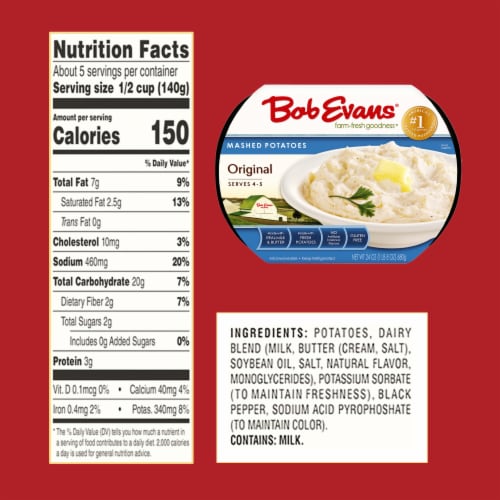 Bob Evans Original Mashed Potatoes Family Size, 32 oz - Kroger