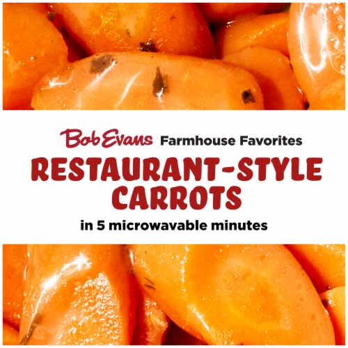 Bob Evans Farmhouse Favorites Carrots with Sweet Butter Sauce Perspective: bottom