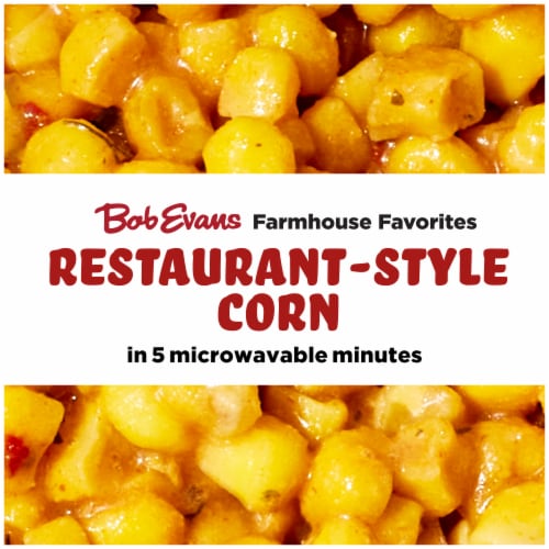 Bob Evans Farmhouse Favorites Sweet Corn with Mild Chipotle Butter Sauce Perspective: bottom