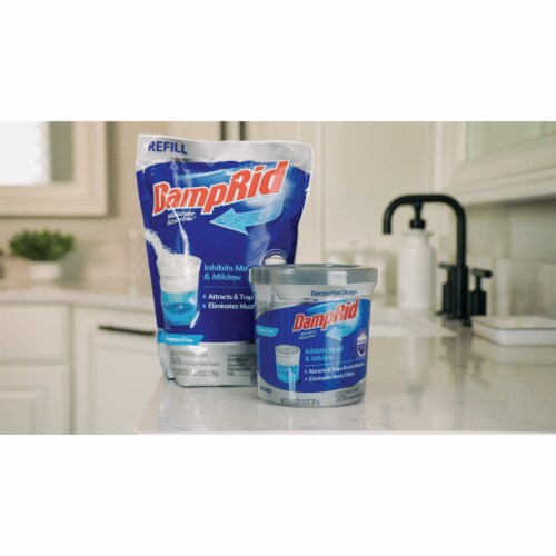 Damprid® Fragrance Free Moisture Absorber Refill Perspective: bottom