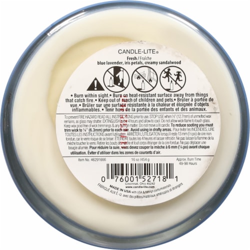 Candle-lite Odor Eliminating Fresh Scented 2-Wick Candle Perspective: bottom