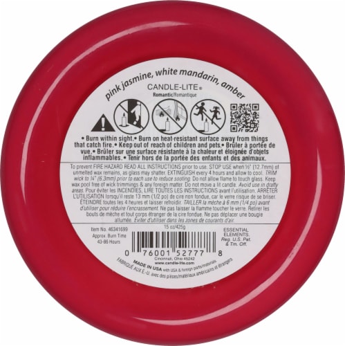 Essential Elements® Vibes Jar Candle Romantic Perspective: bottom