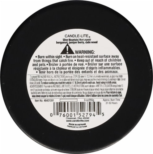 Candle-lite Rugged & Refined® Jar Candle Silver Mountain Perspective: bottom