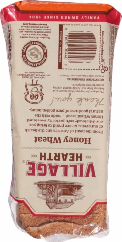 Village Hearth Honey Wheat Bread Perspective: bottom