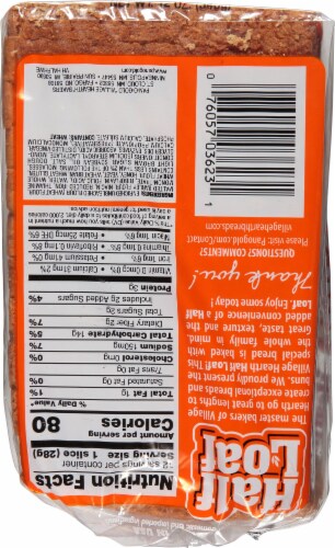 Village Hearth® Honey Wheat Half Loaf Perspective: bottom