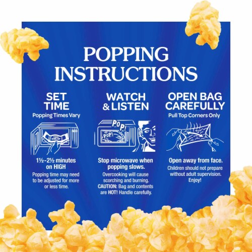 Act Ii Butter Lovers Microwave Popcorn Perspective: bottom