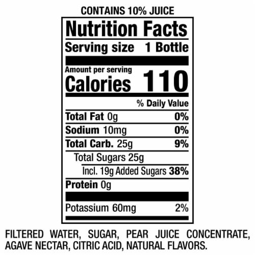 Snapple® Elements™ Rain Agave Cactus Flavored Juice Perspective: bottom