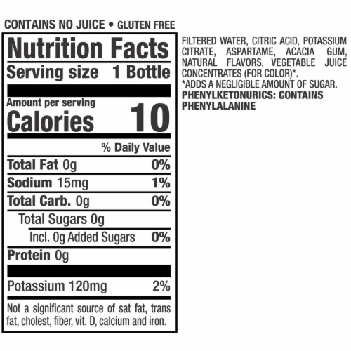 Snapple® Kiwi Strawberry Zero Sugar Fruit Drink Perspective: bottom
