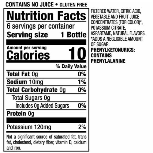 Snapple Zero Sugar Apple Flavored Fruit Tea Perspective: bottom