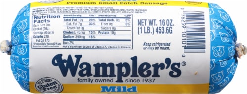 Wampler's® Farm Mild Sausage Roll Perspective: bottom