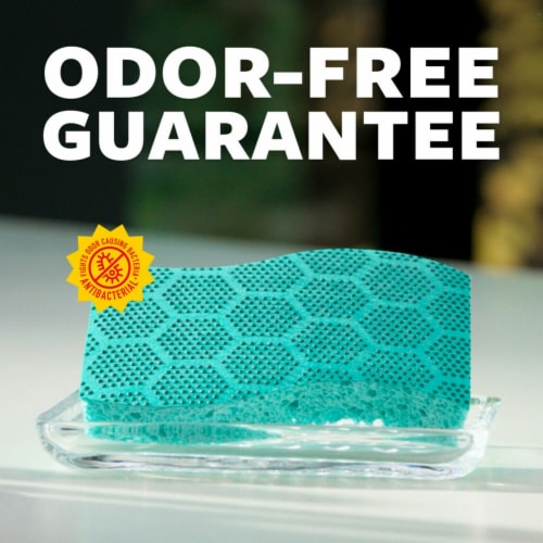 Scotch-Brite® Stay Fresh Heavy Duty Scrub Dot Sponges Perspective: bottom