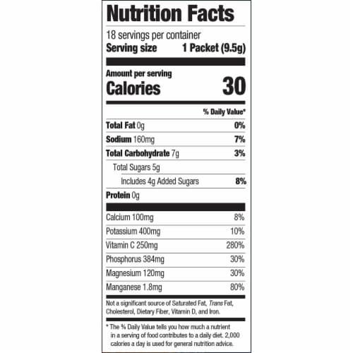 Emergen-C Hydration+ Sports Drink Mix with Vitamin C Powder Packets Perspective: bottom