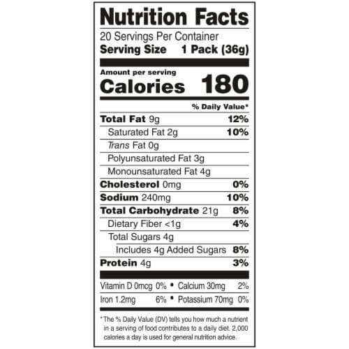 Lance Sandwich Crackers Toasty Peanut Butter 20 Individually Wrapped Packs Perspective: bottom