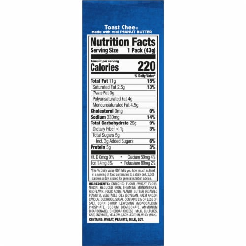 Lance Sandwich Crackers Variety Pack 3 Flavors 10 Individually Wrapped Packs Perspective: bottom