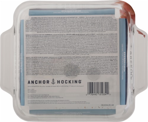 Anchor Hocking® Oven Basics™ Square Cake Dish Perspective: bottom
