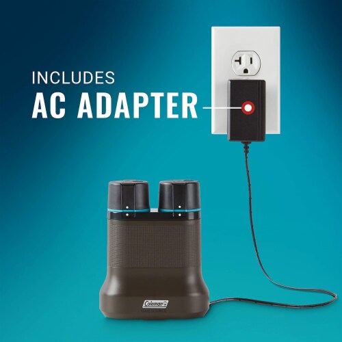 Coleman OneSource Rechargeable Lithium Ion Battery Quick Charging Camping System Perspective: bottom