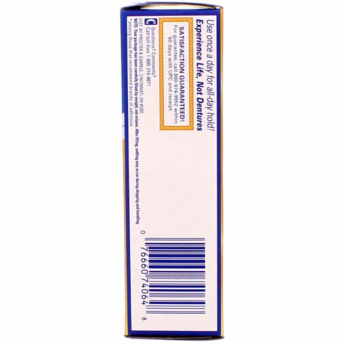 Fixodent Denture Adhesive Powder Extra Hold Perspective: bottom
