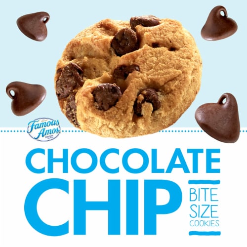 Famous Amos® Chocolate Chip Bite Size Cookies Perspective: bottom