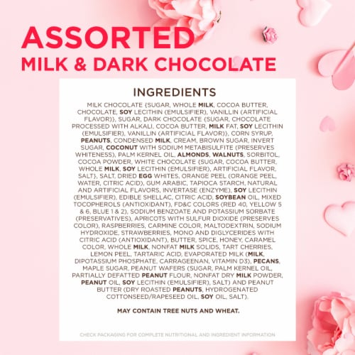 WHITMAN'S SAMPLER Valentine's Day Assorted Milk & Dark Chocolate Candy Gift Box Perspective: bottom