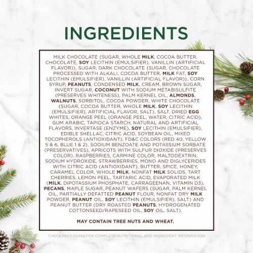 WHITMAN'S SAMPLER Christmas Assorted Milk & Dark Chocolate Gift Box Perspective: bottom
