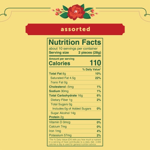WHITMAN'S SAMPLER Sugar Free Assorted Chocolate Gift Box Perspective: bottom