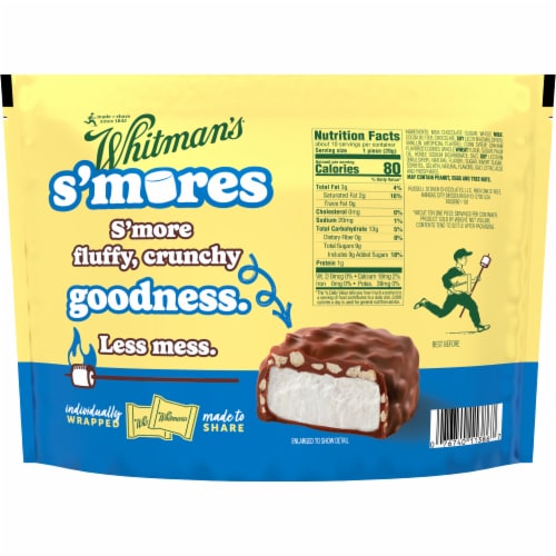 WHITMAN'S S'Mores Milk Chocolate Candy Classic Marshmallow Perspective: bottom