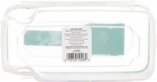 GoodCook® Small Side Latching Food Storage Container with Scoop Perspective: bottom