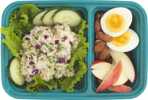 GoodCook® Meal Prep Two-Compartment Food Storage Containers - Turquoise Perspective: bottom