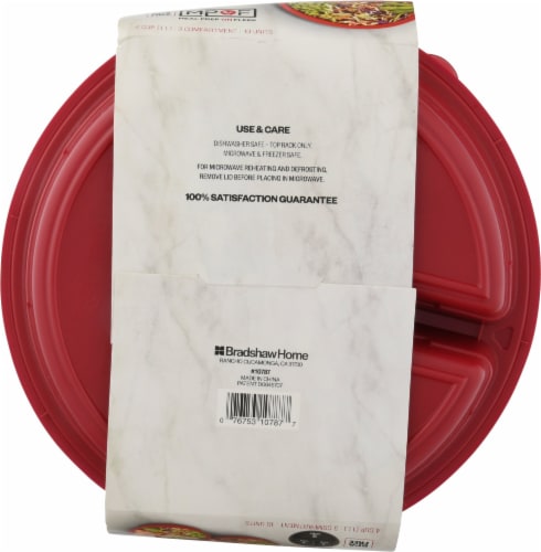 GoodCook® Meal Prep Food Storage Containers - Red Perspective: bottom
