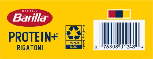 Barilla® Protein+® Rigatoni Pasta Box Perspective: bottom