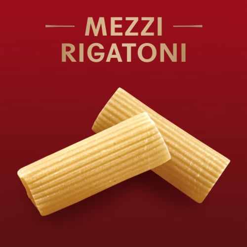 Barilla Al Bronzo Mezzi Rigatoni Pasta Perspective: bottom