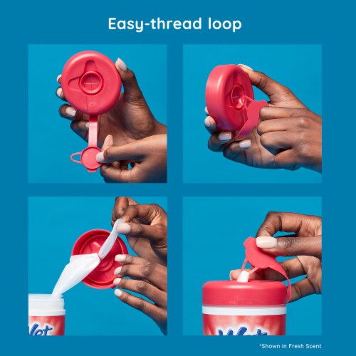 Wet Ones Hand Wipes Fresh Scent Antibacterial Perspective: bottom
