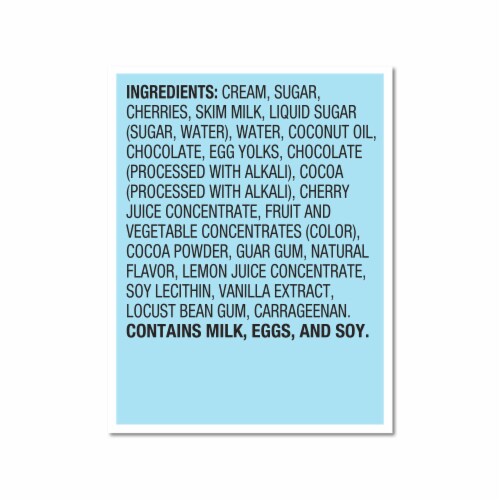 Ben & Jerry’s® Cherry Garcia Pint Slices Cherry Ice Cream Bars Perspective: bottom