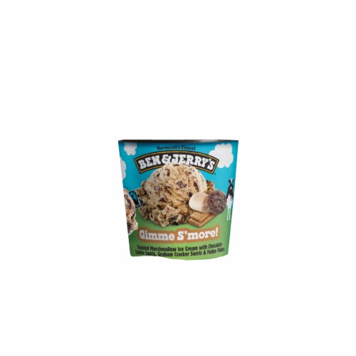Ben & Jerry's Gimme S'more! Ice Cream Perspective: bottom