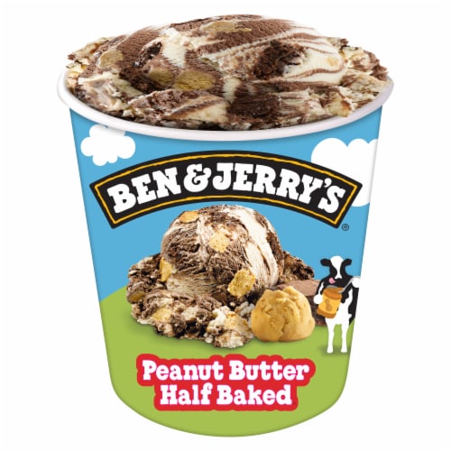 Ben & Jerry's Peanut Butter Half Baked® Ice Cream Perspective: bottom