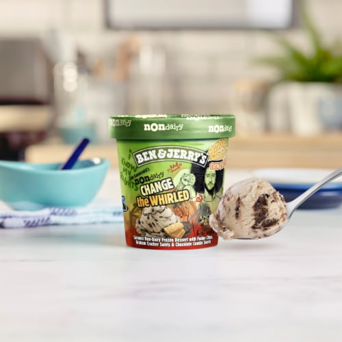 Ben & Jerry's Colin Kaepernick's Change the Whirled Non-Dairy Frozen Dessert Perspective: bottom