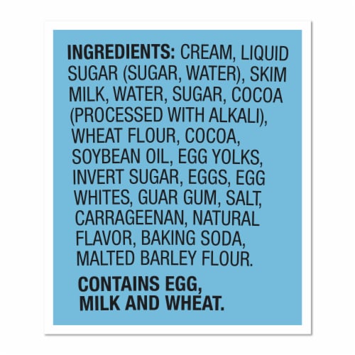 Ben & Jerry's Non-GMO Chocolate Fudge Brownie Chocolate Ice Cream Perspective: bottom