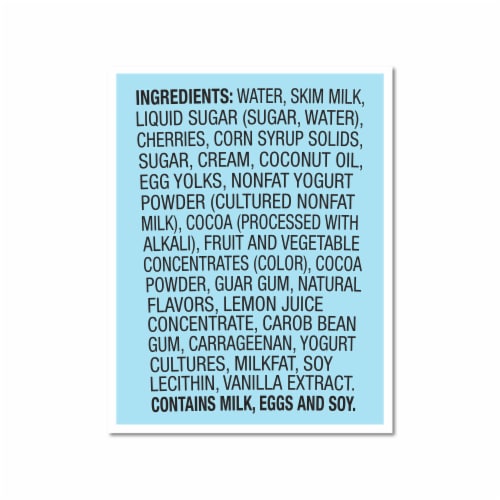 Ben & Jerry's® Cherry Garcia Frozen Yogurt Perspective: bottom