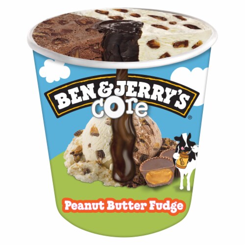 Ben & Jerry's Peanut Butter Fudge Ice Cream Perspective: bottom