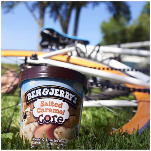 Ben & Jerry's Salted Caramel Core Ice Cream Pint Perspective: bottom