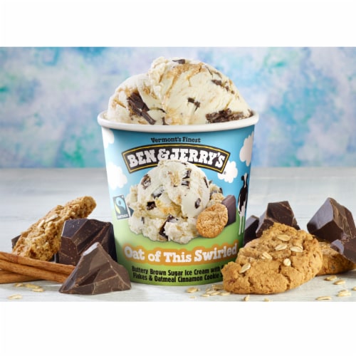 Ben & Jerry's Oat of This Swirled™ Brown Sugar Ice Cream Pint Perspective: bottom