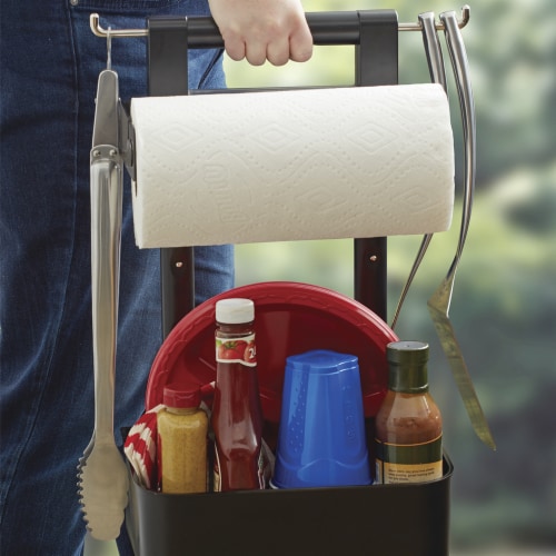 Mr. Bar-B-Q Plastic Barbecue Caddy Perspective: bottom